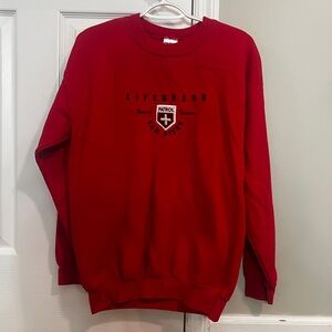 San Diego Life Guard Medium Red Crewneck